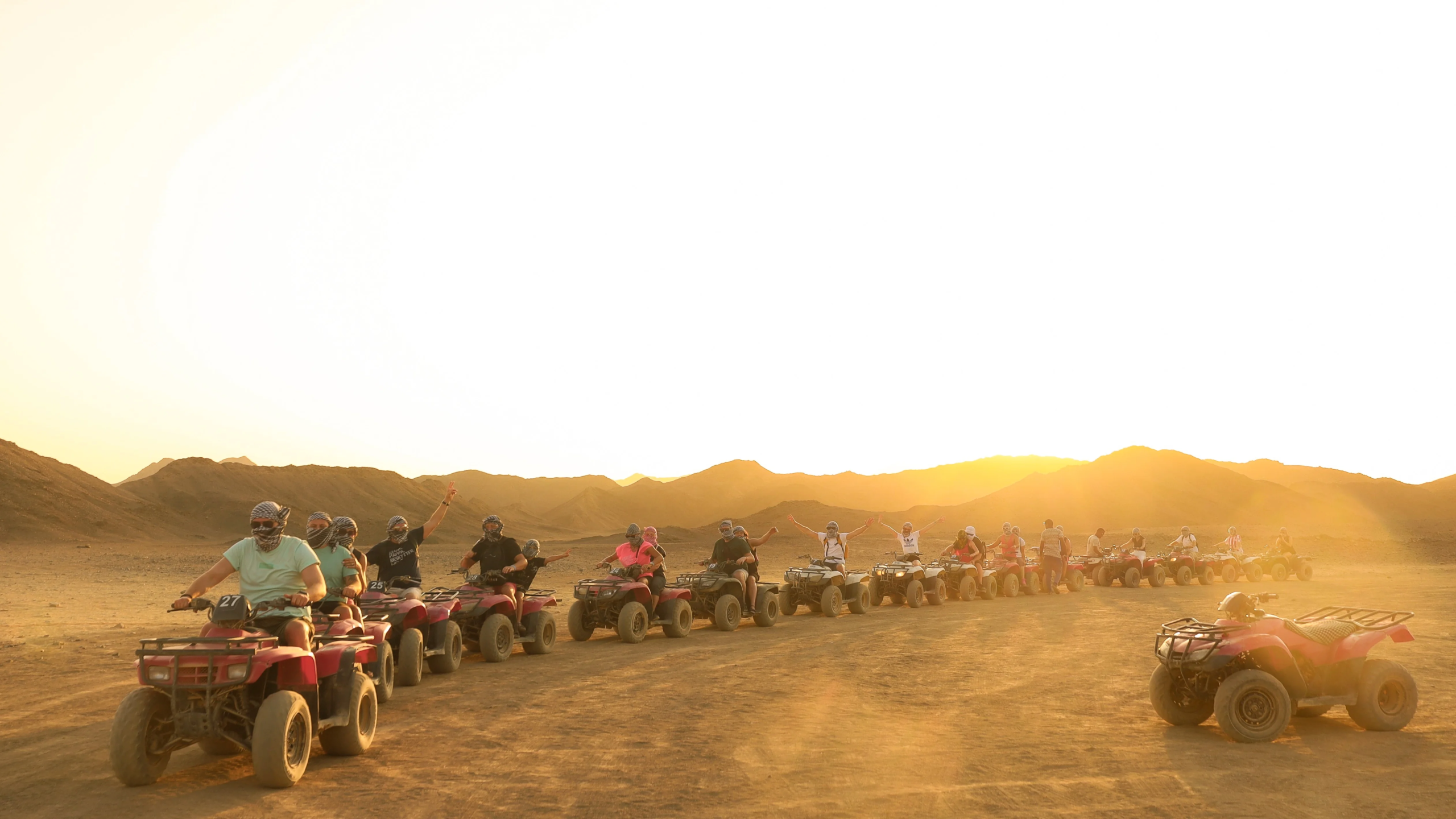 Quad biking during Super Safari Marsa Alam