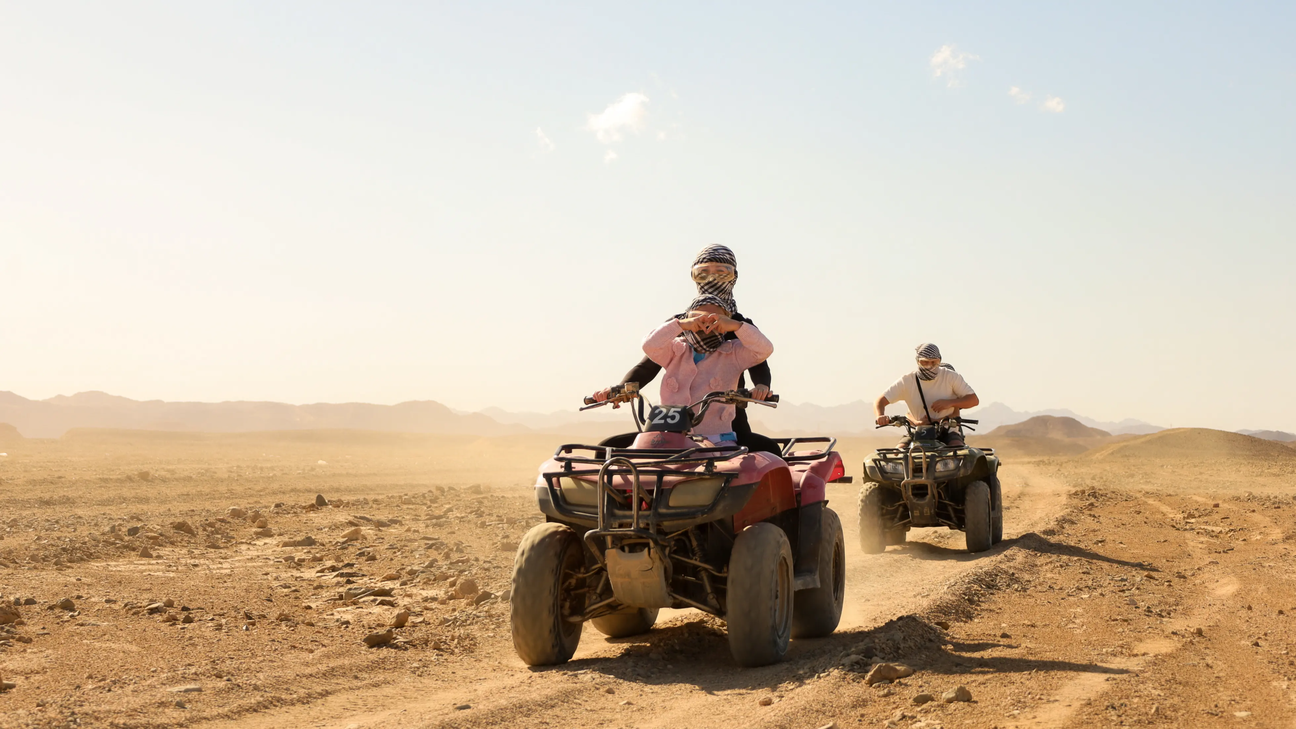 Desert quad biking tour in Marsa Alam